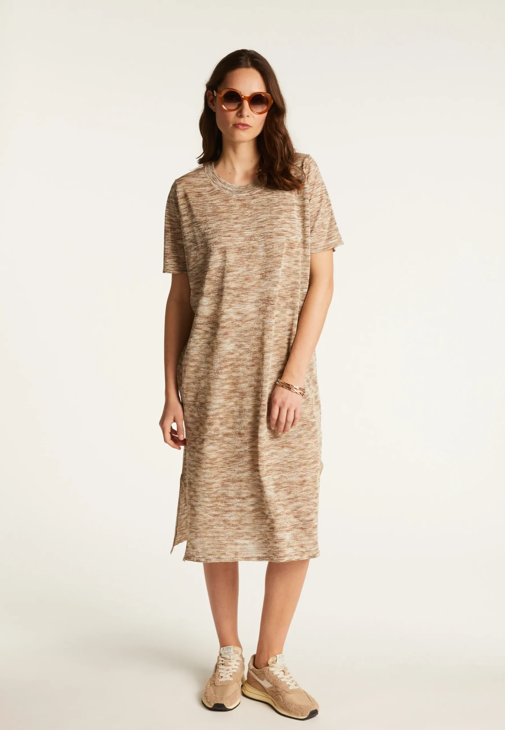 Montagut Jupes Et Robes-Ensemble robe - Dalida 13-Beige moyen