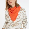 Montagut Accessoires | Accessoires-Foulard en cachemire - Lou 15-Orange
