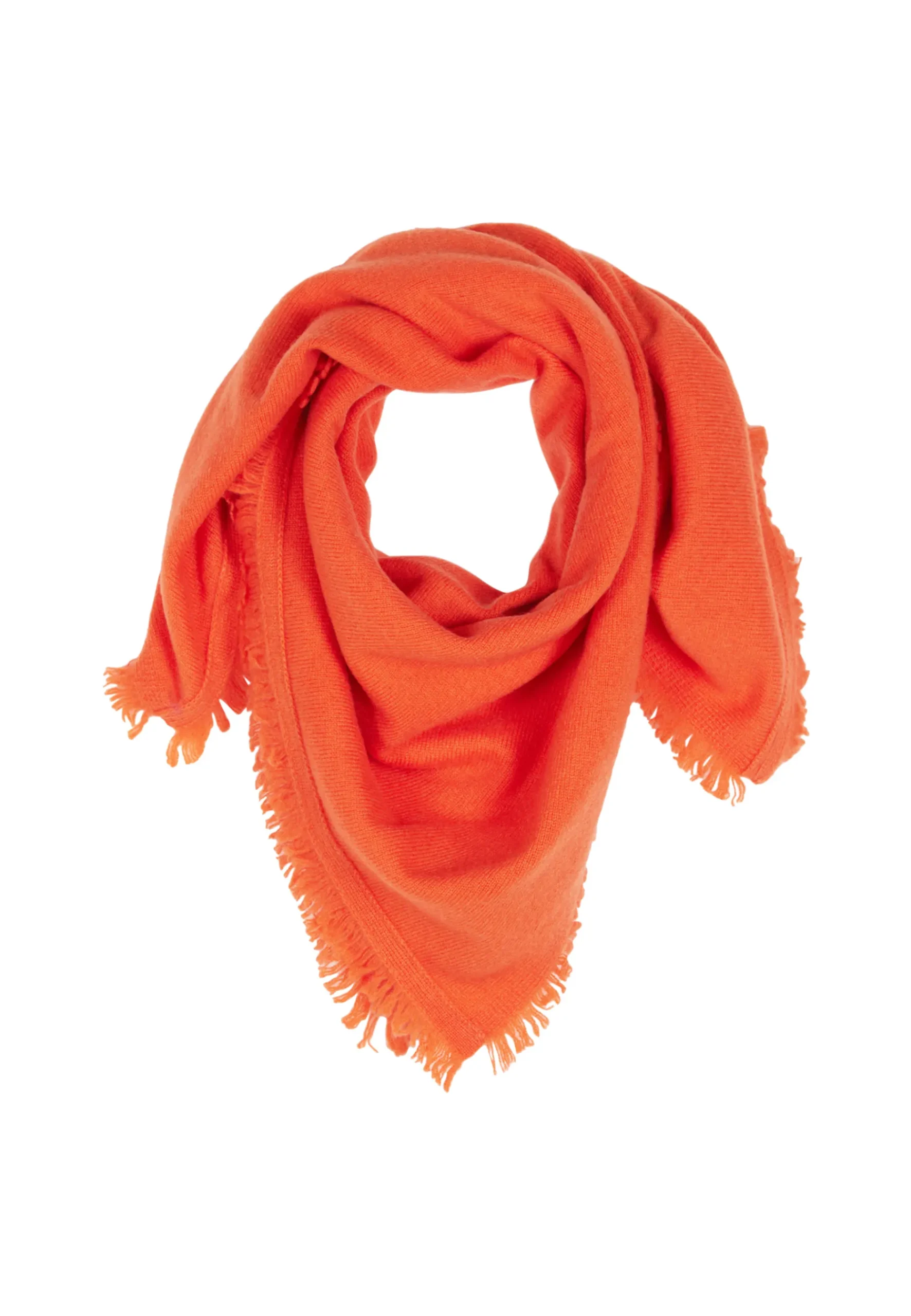 Montagut Accessoires | Accessoires-Foulard en cachemire - Lou 15-Orange
