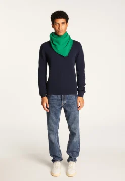 Montagut Accessoires-Foulard unisexe en cachemire - Lou 22-Vert moyen