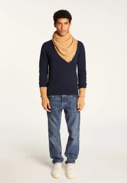 Montagut Accessoires | Accessoires-Foulard unisexe en cachemire - Lou 88-Camel
