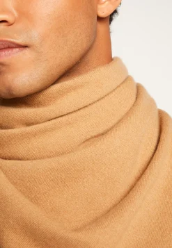 Montagut Accessoires | Accessoires-Foulard unisexe en cachemire - Lou 88-Camel