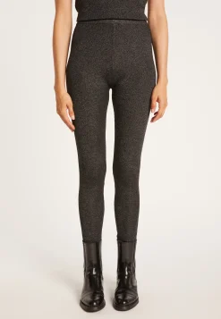 Montagut Pantalons Et Shorts-Fuseau en laine - Gita 01-Noir