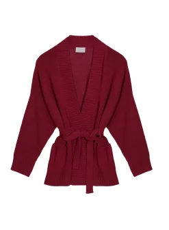 Montagut Vestes Et Cardigans-Gilet à poches en Corallo - Tendresse 51-Bordeaux