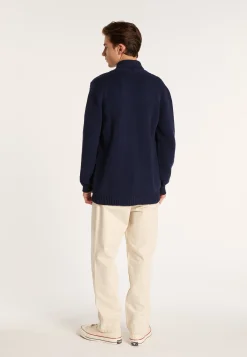 Montagut Vestes Et Cardigans-Gilet boutonné en coton - Lucy 05-Bleu marine