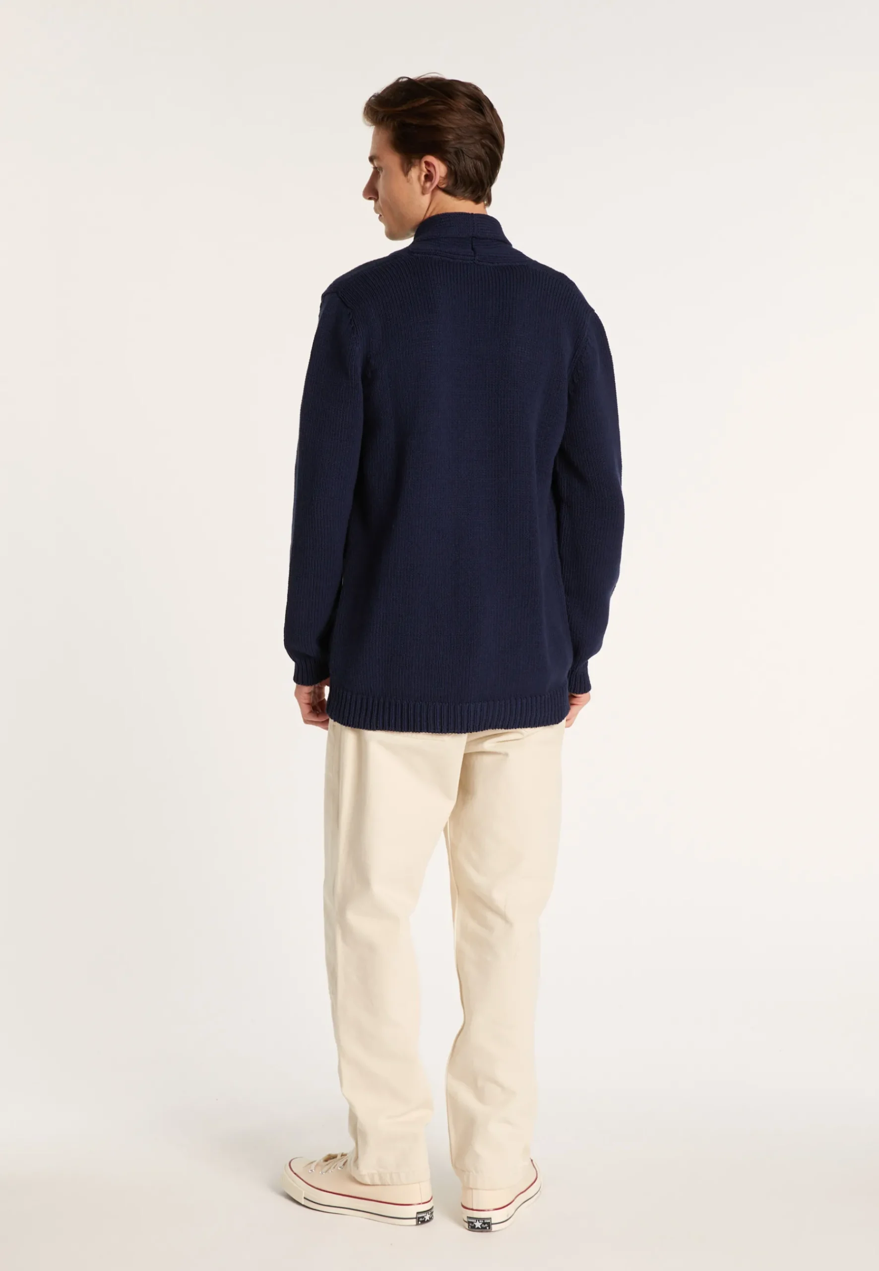 Montagut Vestes Et Cardigans-Gilet boutonné en coton - Lucy 05-Bleu marine