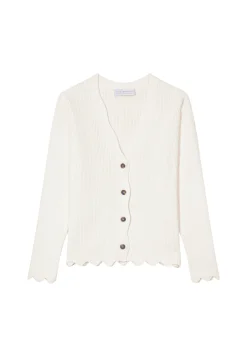 Montagut Vestes Et Cardigans-Gilet en coton - Ludivine 82-Ecru