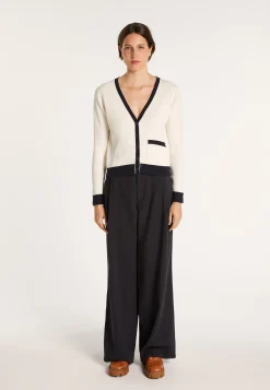 Montagut Vestes Et Cardigans-Gilet en coton bio - Alexiaa 02-Blanc