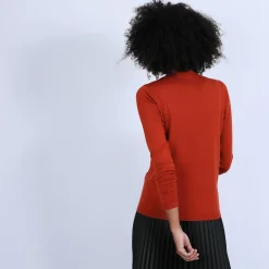 Montagut Les Incontournables-Gilet en laine mérinos - Belita 46-Marron clair