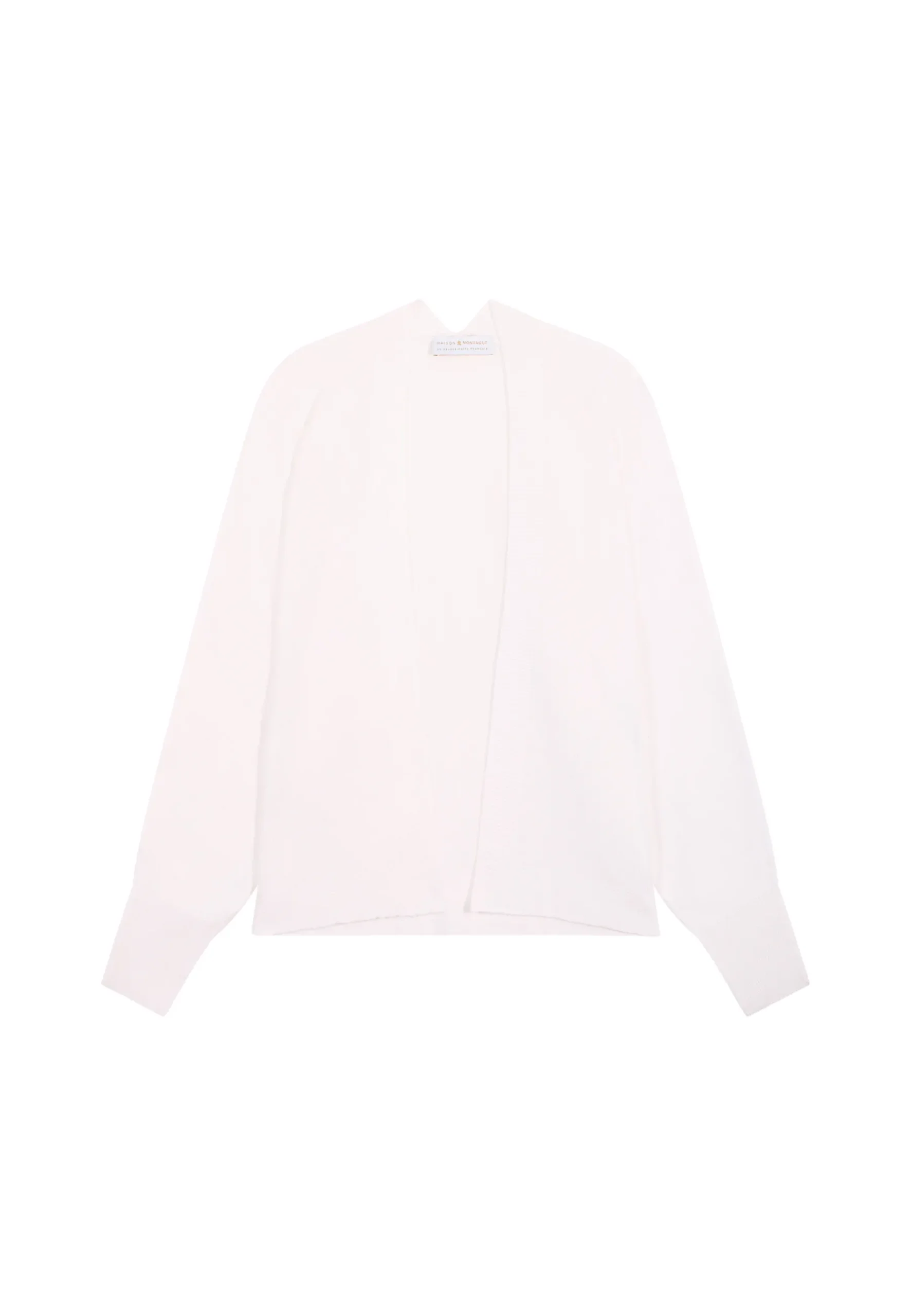 Montagut Vestes Et Cardigans-Gilet en lin flammé - Louissa 02-Blanc