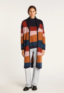 Montagut Vestes Et Cardigans-Gilet long en cachemire 4 fils - Saison 86-Multicolore