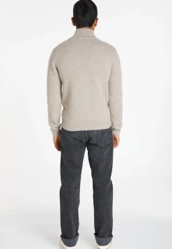 Montagut Vestes Et Cardigans-Gilet zippé cachemire 4 fils - Balthazar 13-Beige moyen