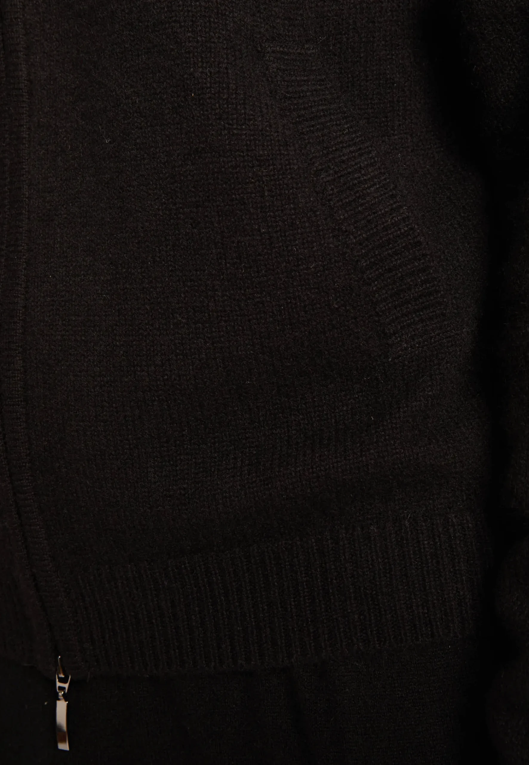 Montagut Vestes Et Cardigans-Gilet zippé cachemire 4 fils - Balthazar 01-Noir