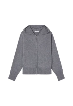Montagut Vestes Et Cardigans-Gilet zippé en cachemire - Gabien 09-Gris moyen