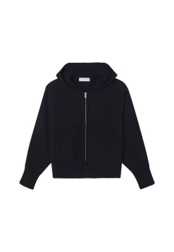Montagut Les Incontournables-Gilet zippé en cachemire - Gabien 01-Noir