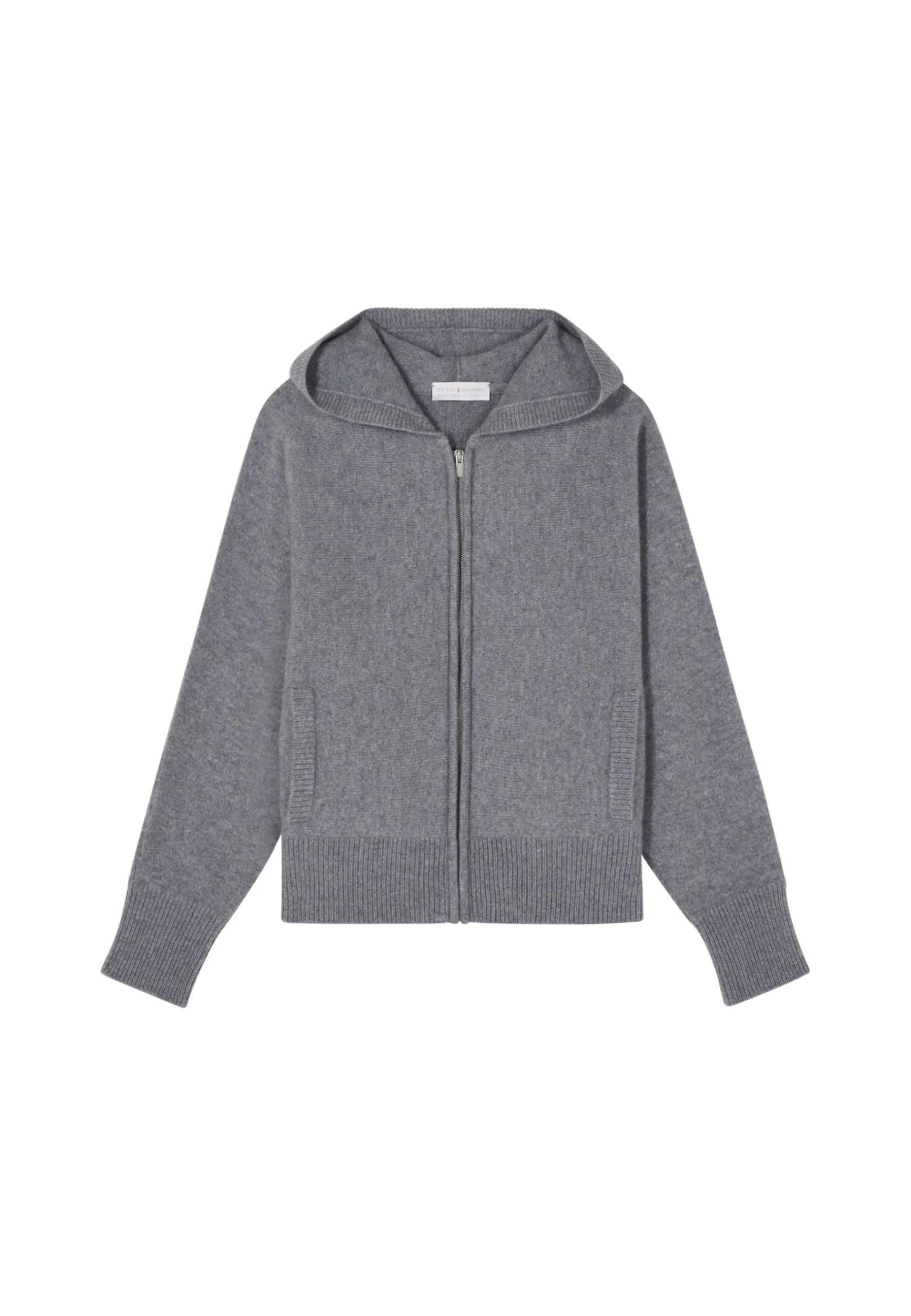 Montagut Vestes Et Cardigans-Gilet zippé en cachemire - Gabien 09-Gris moyen