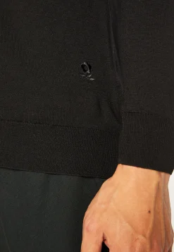 Montagut Vestes Et Cardigans-Gilet zippé en laine mérinos - Estian 01-Noir