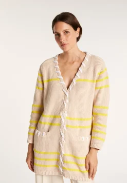 Montagut Vestes Et Cardigans-Grand gilet à cordes - Joshua 13-Beige moyen