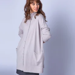 Montagut Vestes Et Cardigans-Grande veste à boutons en cachemire - Gaston 13-Beige moyen
