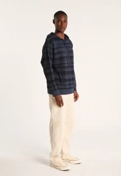 Montagut Pulls-Hoodie en coton - Idris 05-Bleu marine