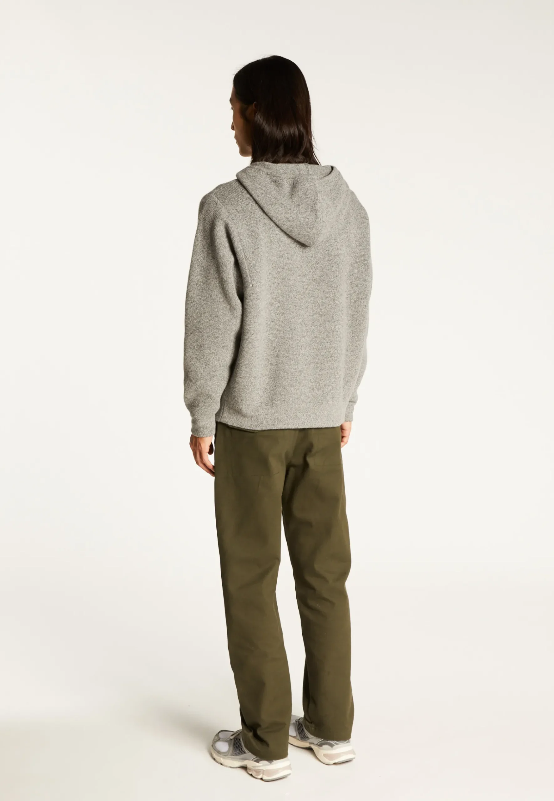 Montagut Pulls-Hoodie en laine et cachemire - Fabio 09-Gris moyen