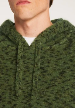 Montagut Pulls-Hoodie en mohair - Télio 83-Kaki