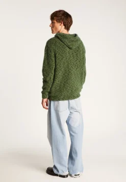 Montagut Pulls-Hoodie en mohair - Télio 83-Kaki