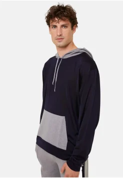 Montagut Pulls-Hoodie Fil lumière et Mérinos - Flavien 05-Bleu marine