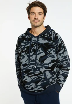 Montagut Pulls-Hoodie graphique laine mélangée - Steele 01-Noir