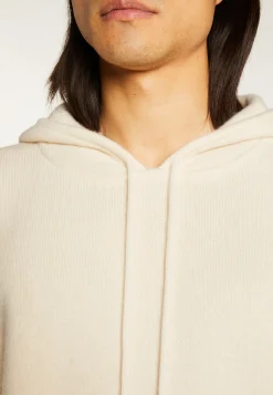 Montagut Pulls-Hoodie unisexe en laine et cachemire - Fabio 82-Ecru