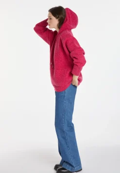 Montagut Pulls-Hoodie unisexe en laine et cachemire - Fabio 26-Rose foncé