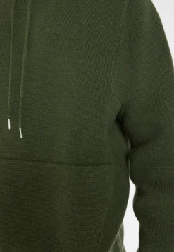 Montagut Pulls-Hoodie unisexe en laine et cachemire - Fabio 83-Kaki
