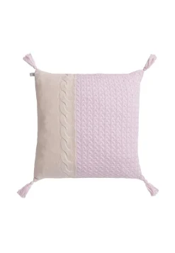 Montagut Coussins Et Plaids-Housse de coussin en fibre de bambou cachemire - Ivoire 82-Ecru