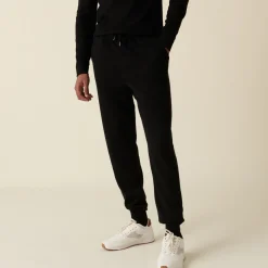 Montagut Pantalons Et Shorts-Jogger à poches en cachemire - Emery 01-Noir