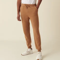 Montagut Pantalons Et Shorts-Jogger à poches en cachemire - Emery 46-Marron clair