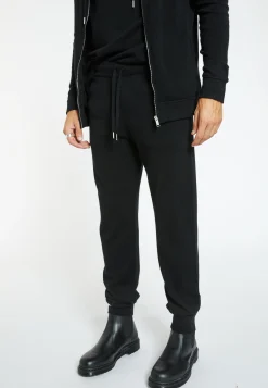 Montagut Pantalons Et Shorts-Jogger à poches en cachemire - Emery 01-Noir