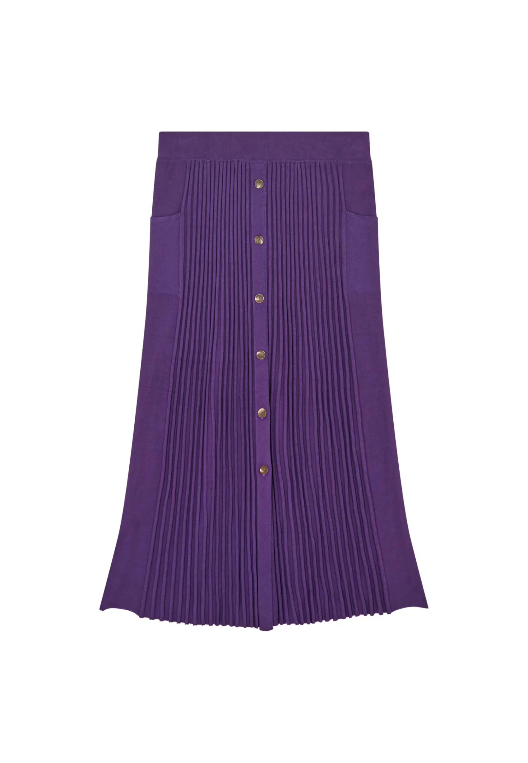 Montagut Jupes Et Robes-Jupe coton polyamide - Lorenza 17-Violet