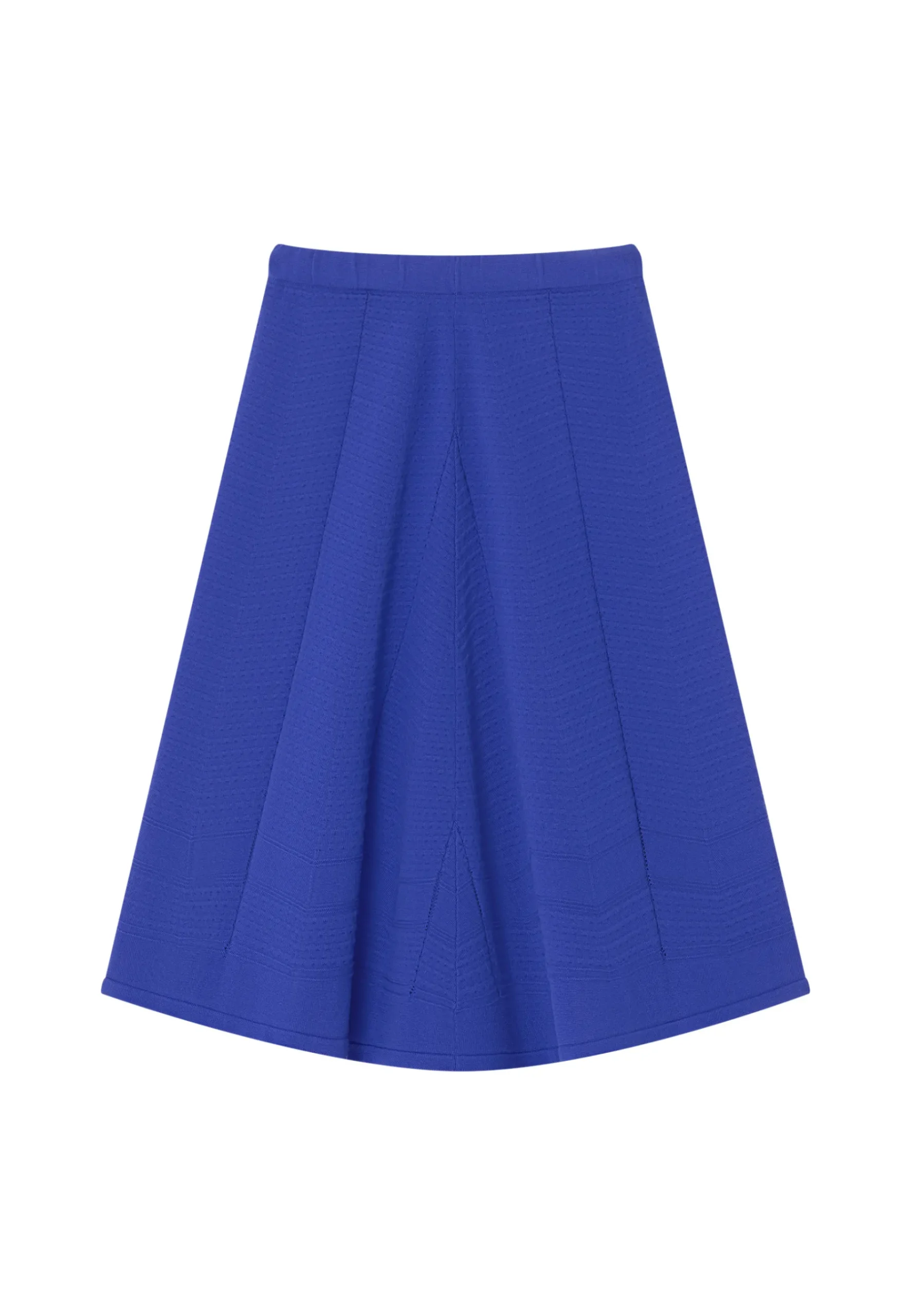 Montagut Jupes Et Robes-Jupe évasée en coton - Meredith 03-Bleu foncé