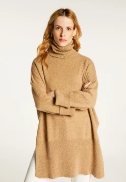 Montagut Pulls-Long pull ample en laine et cachemire - Galice 88-Camel