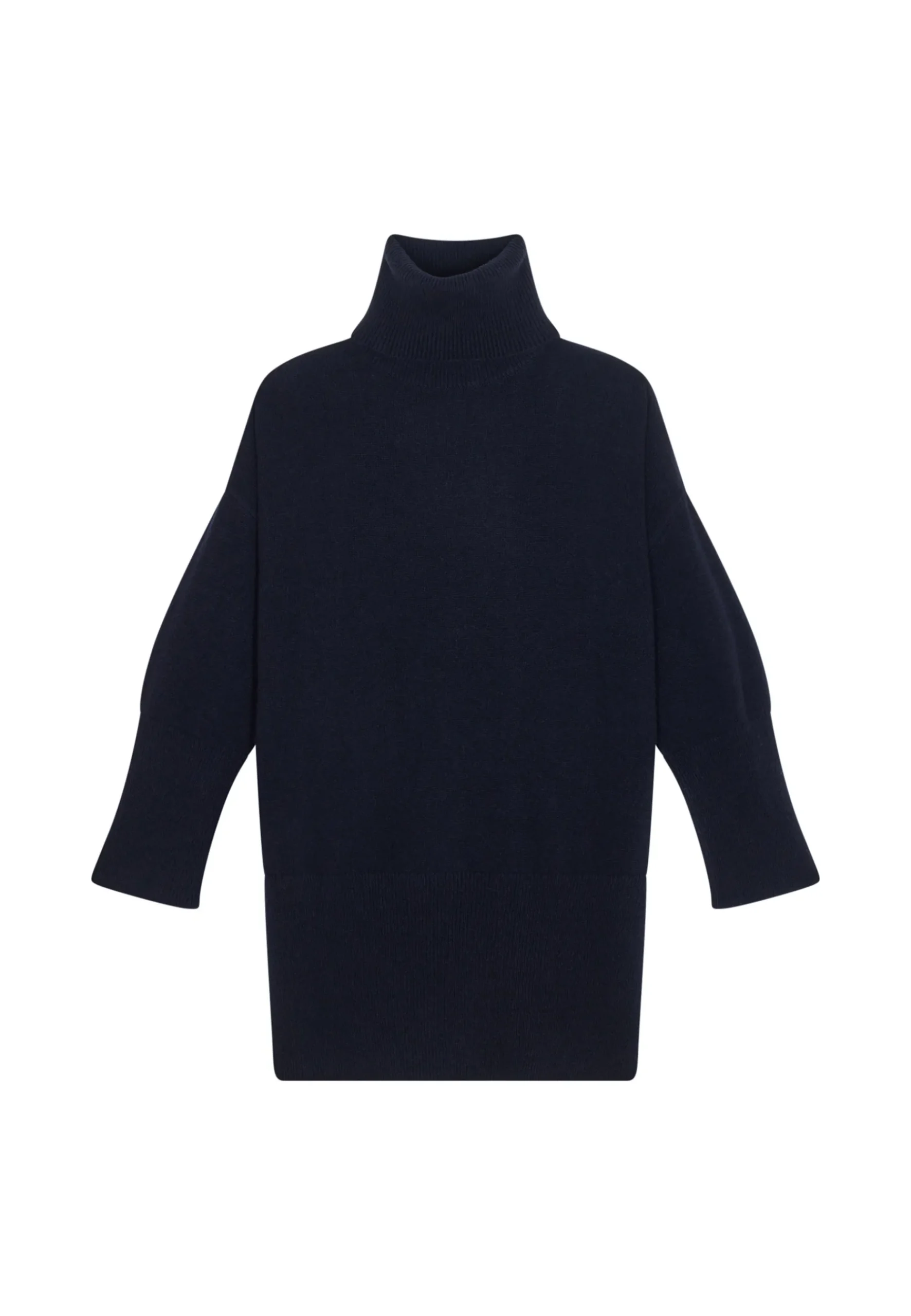 Montagut Pulls-Long pull ample en laine et cachemire - Galice 05-Bleu marine