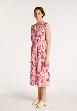 Montagut Jupes Et Robes-Longue robe à motifs mosaïque - Alicante 25-Rose moyen