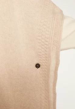 Montagut Pulls-Longue tunique sans manches - Venus 13-Beige moyen