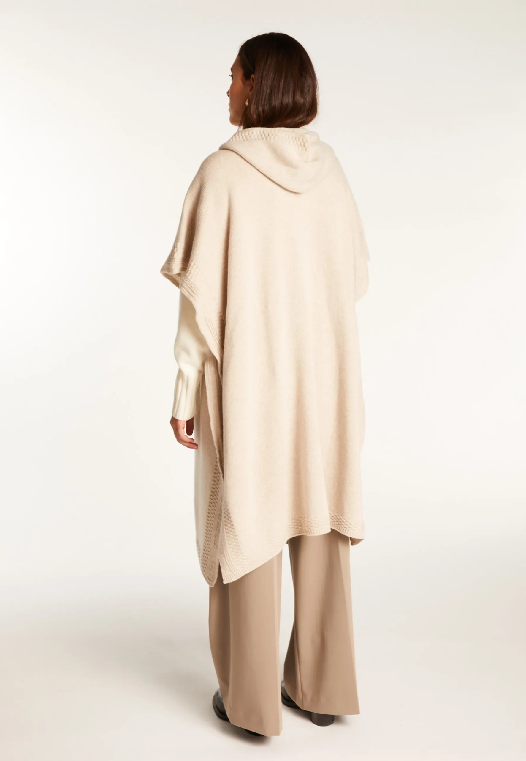 Montagut Pulls-Longue tunique sans manches - Venus 13-Beige moyen