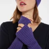 Montagut Accessoires-Mitaines unisexe cachemire et laine - Glenn 17-Violet
