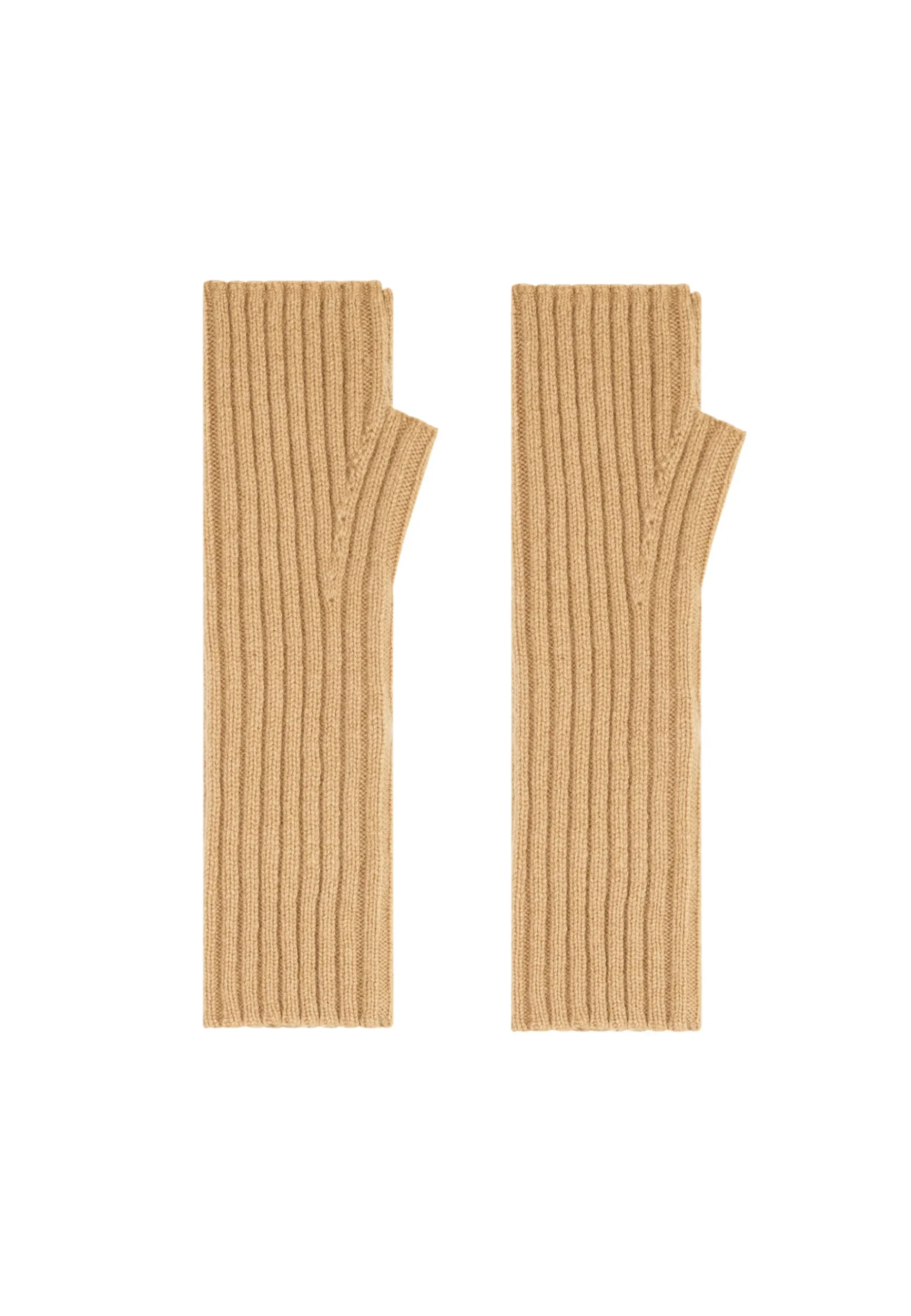 Montagut Accessoires-Mitaines unisexe en cachemire - Lena 88-Camel
