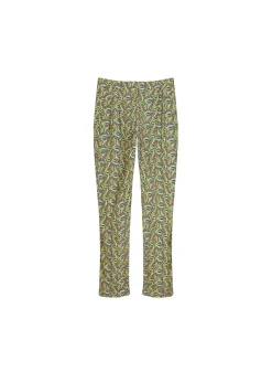 Montagut Pantalons Et Shorts-Pantalon à motifs en chaine et trame viscose - Septime 83-Kaki