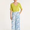 Montagut Pantalons Et Shorts-Pantalon à motifs mosaïque - Agadir 06-Bleu moyen