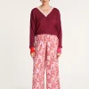 Montagut Pantalons Et Shorts-Pantalon à motifs mosaïque - Agadir 25-Rose moyen