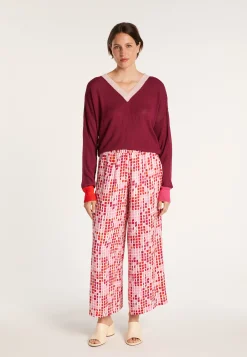 Montagut Pantalons Et Shorts-Pantalon à motifs mosaïque - Agadir 25-Rose moyen