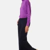 Montagut Pantalons Et Shorts-Pantalon à poches en laine mérinos - Gaetane 05-Bleu marine